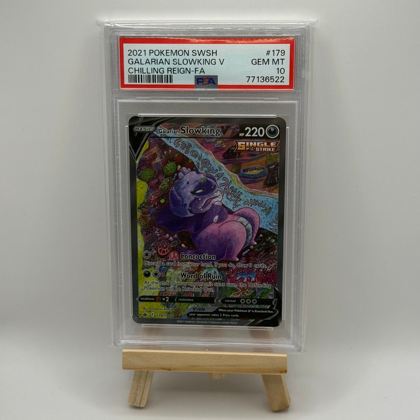 Galarian Slowking V 179/198 PSA 10